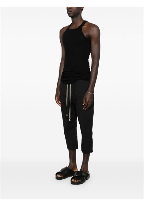 basic rib tank top man black RICK OWENS | RU01F2150 RC09
